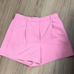 Abercrombie & Fitch High Waist Pink Shorts
